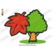 Big Tree with Leaf Embroidery Design 02